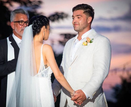 Chris Tamburellorello's and Lilianet Solares on their marriage function.